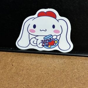 CARTOON RABBIT WITH JAR STICKER